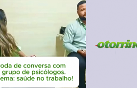 Roda de conversa com o grupo de psicólogos. Tema: Saúde no trabalho destaque