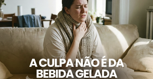 A culpa não é da bebida gelada destaque