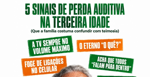 5 sinais de perda auditiva na terceira idade destaque
